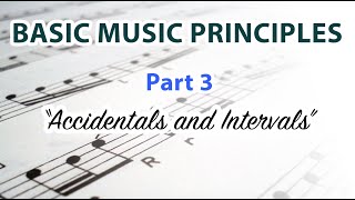 What are Accidentals What are Intervals  Basic Music Principles  Part 3 [upl. by Niltak]