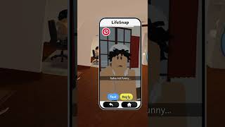 ROBLOX SNAPCHAT TROLLING PART 10😭👻 funny robloxmemes meme viral roblox [upl. by Yendyc]