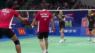 TAhmadLNatsir v Zhang NZhao YLXDSF Wang Lao Ji BWF World Champ2013 [upl. by Enhpad]