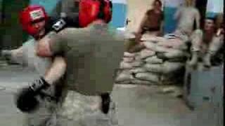 Marines vs Army Boxing Part 1 [upl. by Elleyoj]