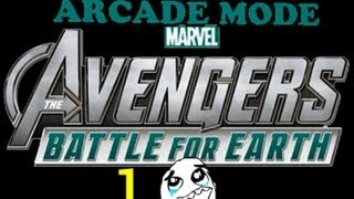 Marvel Avengers Battle for Earth Kinect Arcade Playthrough pt 1 [upl. by Yrreiht726]