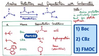 Protecting Groups for Amines Boc CBz and FMOC  Part02 [upl. by Tarrah]