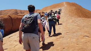 Climbing Uluru  Ayers Rock [upl. by Eerased788]