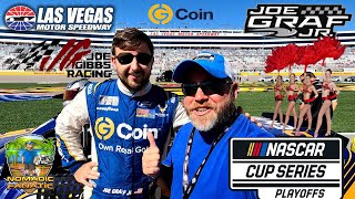 Nascar Vegas  CANT GET ANY CLOSER  38 Joe Graf Jr  GCoin RRS Joe Gibbs Racing PIT BOX [upl. by Vola]