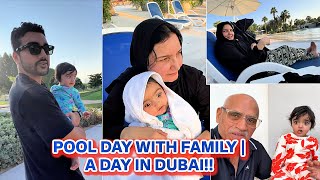 BREAKFASTPOOL DAY WITH FAMILY  A DAY IN DUBAI [upl. by Sergei]