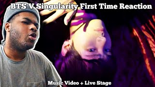 RampB LOVER REACTS TO BTS V Singularity FOR THE FIRST TIME [upl. by Epillihp]