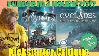 Cyclades Legendary Edition  Kickstarter Critique Review [upl. by Adnohsel]