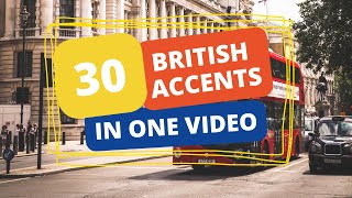 30 British amp Northern Irish Accents in 1 Video [upl. by Immij768]