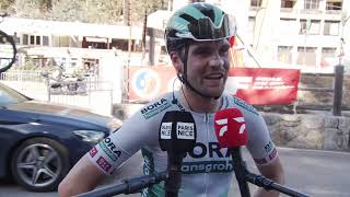 Maximilian Schachmann  Interview at the finish  ParisNice Stage 7 [upl. by Agata]