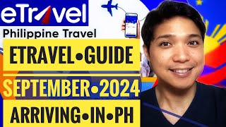 🇯🇵🇵🇭 SEPTEMBER 2024 LATEST STEP BY STEP GUIDE eTRAVEL GOV PH REGISTRATION GUIDE etravelregistration [upl. by Huai]