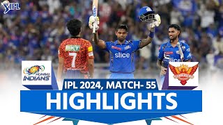 MI vs SRH IPL 2024 Highlights Mumbai Indians vs Sunrisers Hyderabad  Full Match Highlights [upl. by Bealle]