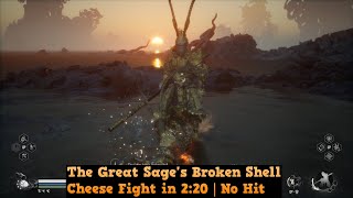 Black Myth Wukong  The Great Sages Broken Shell Cheese Fight in 220  No Hit [upl. by Bixby]