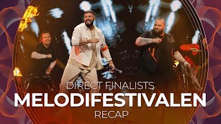 Melodifestivalen 2022 Sweden  Direct Finalists  RECAP [upl. by Len]