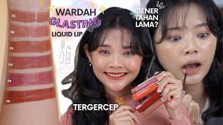 REVIEW WARDAH GLASTING LIQUID LIP TERGERCEP TAHAN LAMA BANGET SAWO MATANG APPROVED  RIRIEPRAMS [upl. by Selda]