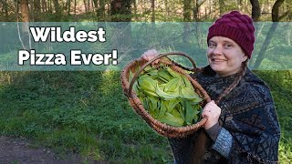 From Forest to Oven Wild Garlic Pizza Adventure [upl. by Mychal605]