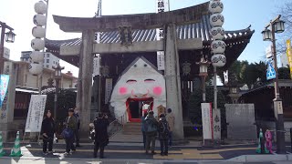 櫛田神社 もうすぐ節分！  Setsubun Festival at Kushida Shrine 2024 [upl. by Dde]