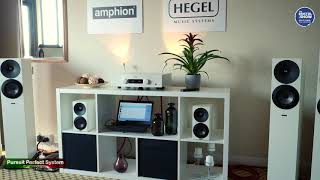 Amphion Argon Speakers Hegel Integrated Amplifier  Bristol HiFi Show 2019 [upl. by Assilac]