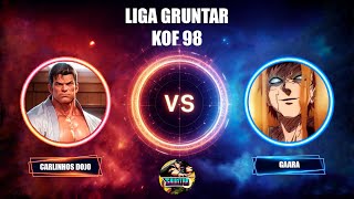 LIGA GRUNTAR KOF 98 CARLINHOS DOJO VS GAARA [upl. by Alleda]