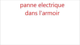 CTA1 pânne électrique dans larmoire électrique et présentation de la CTA [upl. by Illona]