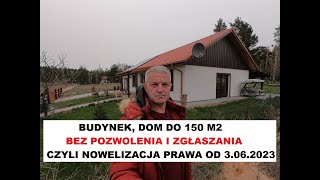 Budynek gospodarczy 150 m2 bez pozwolenia bez zgłoszenia [upl. by Adnovahs701]