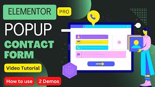 How to create popup form in Elementor  Elementor Popup Form  Elementor Contact Form popup [upl. by Ayidah363]