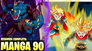 Dragon Ball Super Manga 90 RESUMEN COMPLETO  FIN DE LA SAGA Goten y Trunks vs Dr Hedo [upl. by Adnovahs]