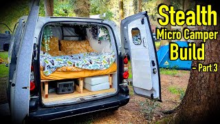 Converting my Citroen Berlingo into a Stealth Micro Camper  Part 3 [upl. by Nomead]