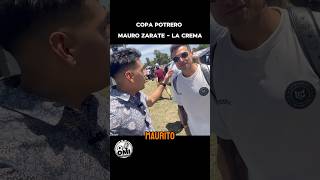 Copa Potrero  Mauro Zárate La Crema ⚽️🏆Un placer entrevistar a este crackcopapotrero futbol [upl. by Animsaj124]