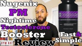 Nugenix PM  ZMA Testosterone Support  Supplement Review [upl. by Ina]