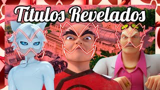 GABRIEL AGRESTE e LISTA DOS EPISÓDIOS Notícias  Miraculous Ladybug [upl. by Anitsyrhc]