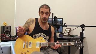 How to play ‘Deathmask Divine’ by The Black Dahlia Murder Guitar Solo Lesson wtabs [upl. by Lilak]