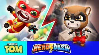 Talking Tom Hero Dash Android Gameplay 💥🎮 Walkthrough Outfit7Level 10 Full Screen Hd [upl. by Ardet]