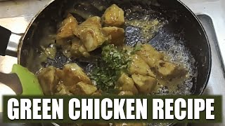 Quick and Easy Chicken Recipe  Green Chicken Recipe  Chicken Recipes [upl. by Zobkiw]