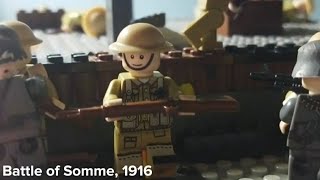 Lego WW1 Battle of Somme [upl. by Ennail]