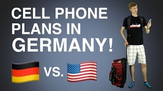 Cell Phone Plans in Germany vs the US  July 2016 [upl. by Hecklau231]