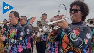 Banda Municipal de Zarcero pone a bailar al Muelle de Santa Mónica en California [upl. by Otsedom24]