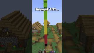 Minecraft Firework TNT😨 はいよろこんで minecraft shorts [upl. by Lrig]