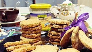 BISCOTTI VEGANI AL TAHIN  INTEGRALI E SENZA ZUCCHERO  IDEALI per la COLAZIONE [upl. by Olav468]