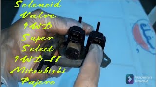 Super Select 4WDII Center Differential Lock Blinking Part 3How To Check 4WD Solenoid ValvePajero [upl. by Feledy592]