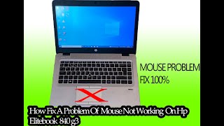 How To Fix A Problem Of Mouse Not Working On Hp Elitebook 840 g3 Laptop laptop mouse fix [upl. by Efeek351]