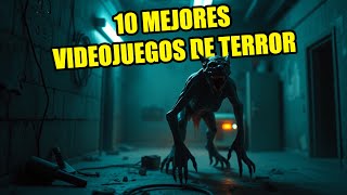 10 MEJORES VIDEOJUEGOS DE TERROR halloween diadelosmuertos top10 [upl. by Keppel]