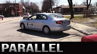 How To Easy Parallel Parking Curb Parking  Version 20 [upl. by Bornie]