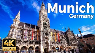 Munich Germany Walking Tour 4k Ultra HD 60fps – With Captions [upl. by Amanda881]