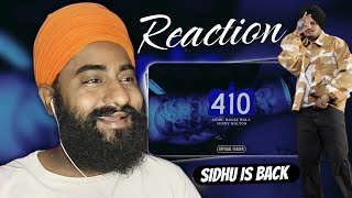 Reaction 410 OFFICIAL TEASER SIDHU MOOSE WALA  SUNNY MALTON [upl. by Weyermann265]