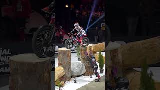 Toby Martyn in speed ⚡️moto motorcycle motorsport trialindoor xtrial bike motorbike trial [upl. by Leid]