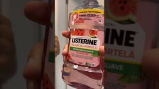 TESTANDO LISTERINE DE MELANCIA 🍉 E HORTELÃ 🍃 [upl. by Anitsirhc406]