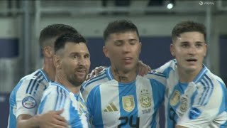 Gol de Lionel Messi Argentina Vs Canadá 20 Todos los goles Copa América Destacados extendidos [upl. by Tarttan273]