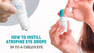 How to instill Atropine eye drops [upl. by Rector]