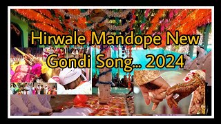 Hirwale Mandope New Gondi Song2024 Jaisheelan Studio Utnoor  Venkatesh Korvetha [upl. by Bunny]