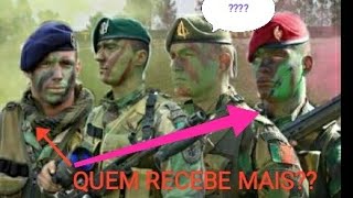 O SALÁRIO NO EXÉRCITO DEPENDE DA ESPECIALIDADE QUE ESCOLHER [upl. by Schnell]